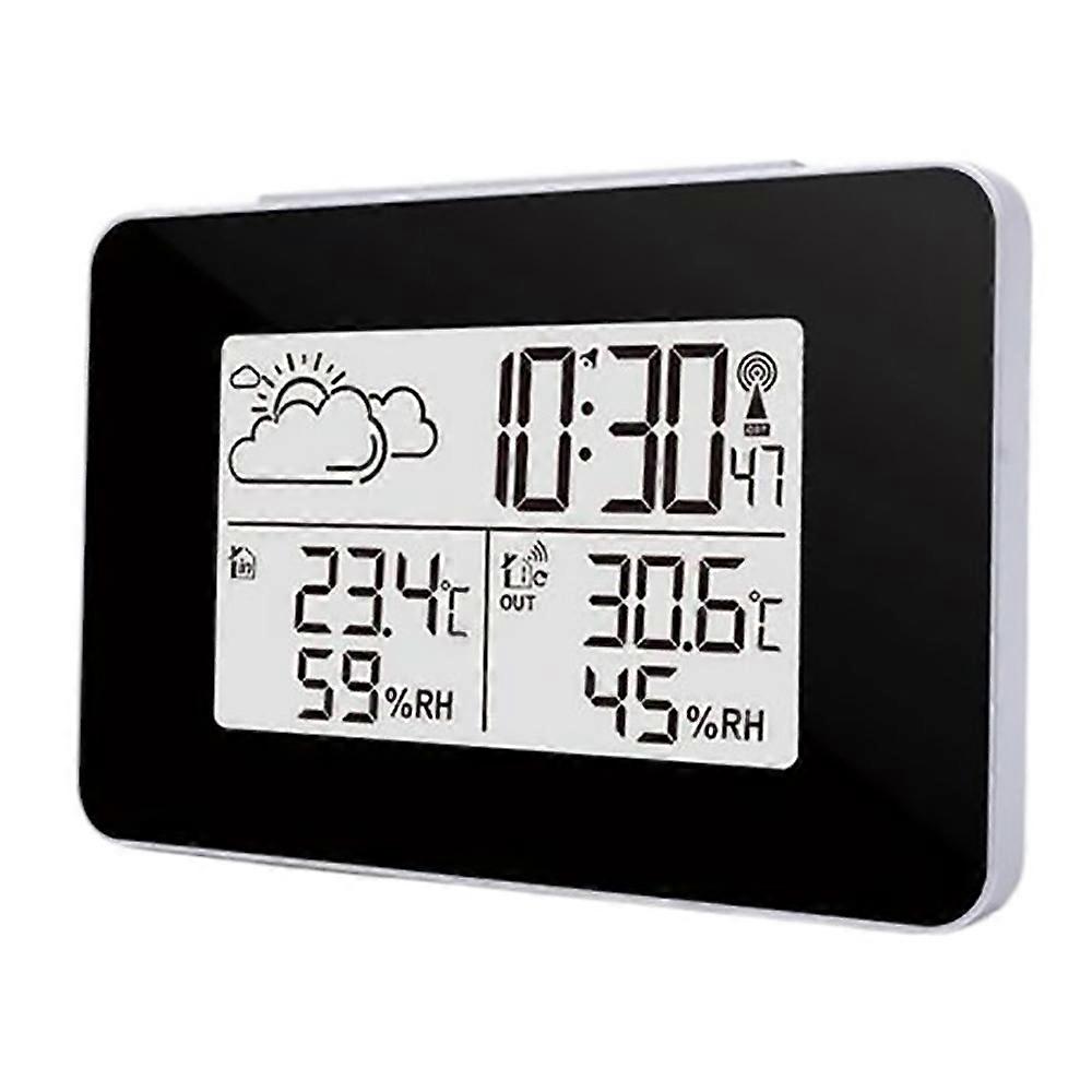 Hygrometer Electronic, Weather Station Wireless With HD VA Display For Clear Visibility, Temperature Transmitter With High Accuracy And Fast Refresh