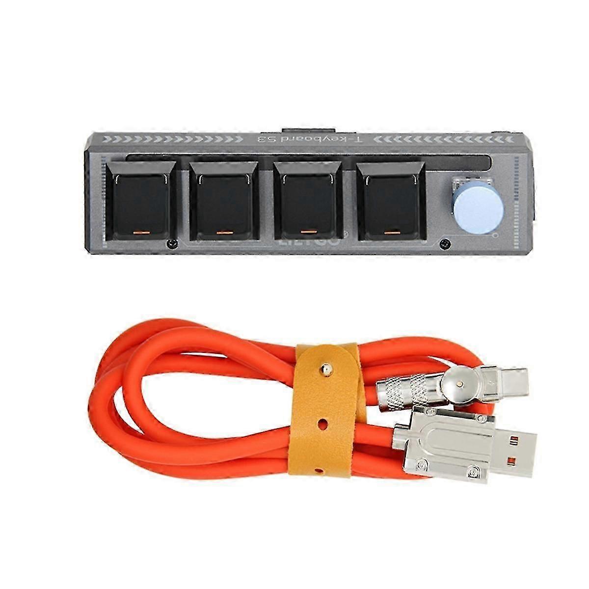 T-Keyboard-S3 Pro ESP32-S3 Tastatur Entwicklungsboard 0,85-Zoll-LCD-Taste WiFi Bluetooth STM32 RG