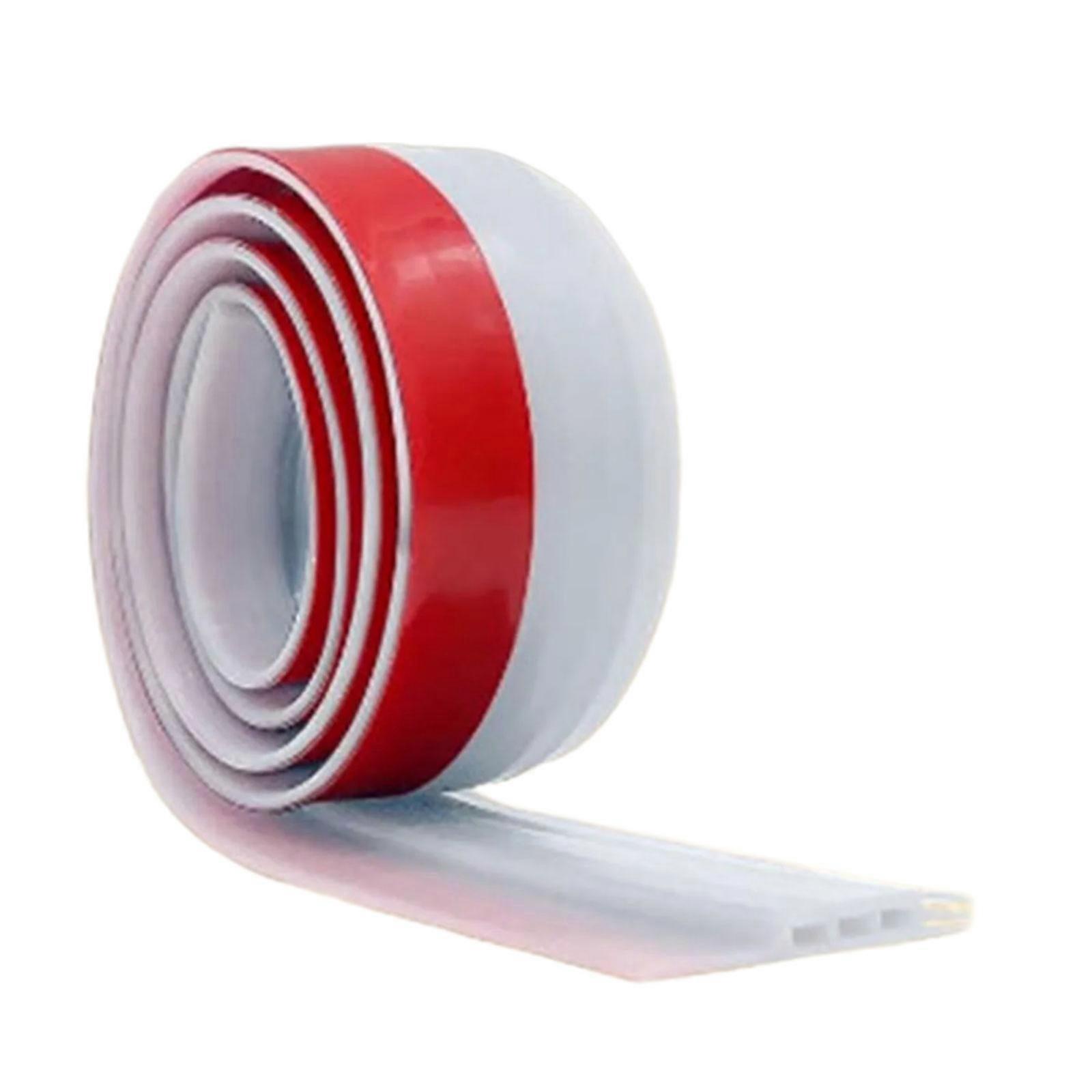 Self Stick Weather Stripping Door Seal Door Sweeps Seal Strips Noise Blocking Strips for Enhances Comfort In Living Space White