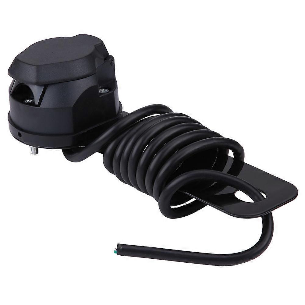 Trailer Electric Adaptor Socket Assembly Prewired Plug Tow Bar TM4002