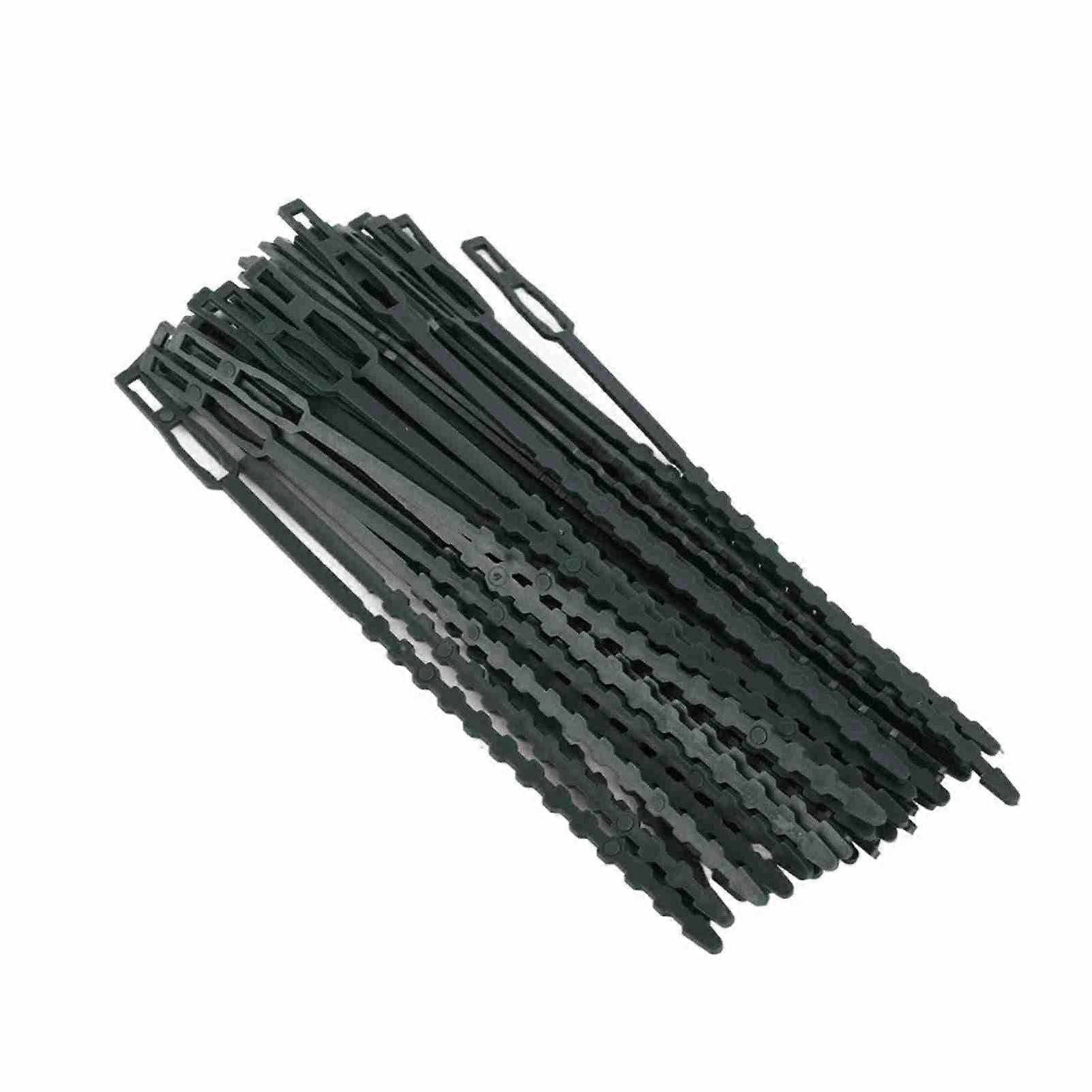 50 Pcs Adjustable Flexible Plastic Twist Ties for Garden Plants