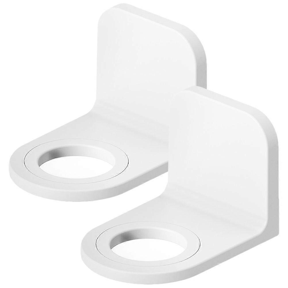 2pcsシャワージェルボトルラックフックノンドリル壁掛けシャンプーホルダー