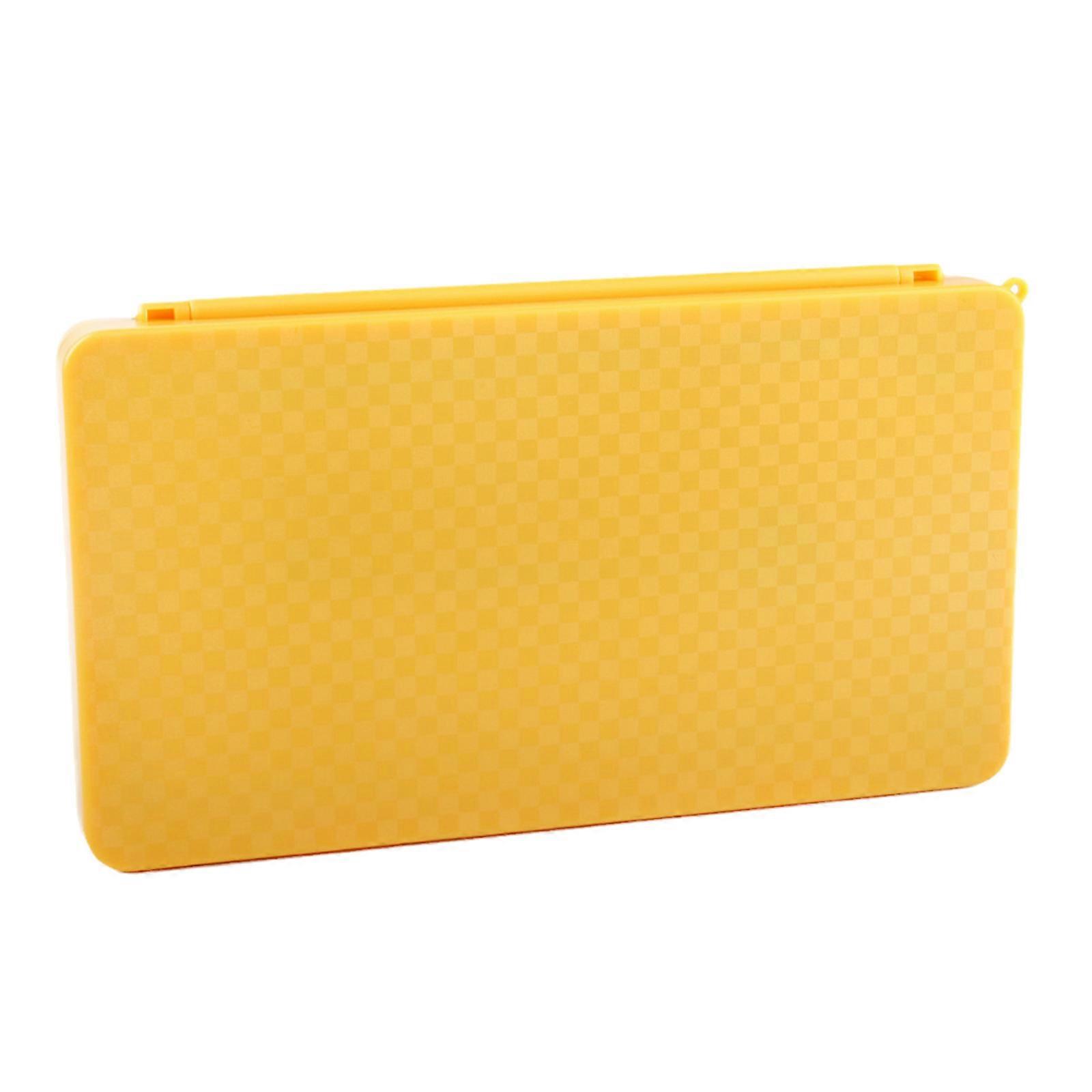 Tragbare 24 Slots Karten für Case Magnetischer Spielkarten-Organizer Hart für Shell Storage Box Protector für Switch OLED Gelb
