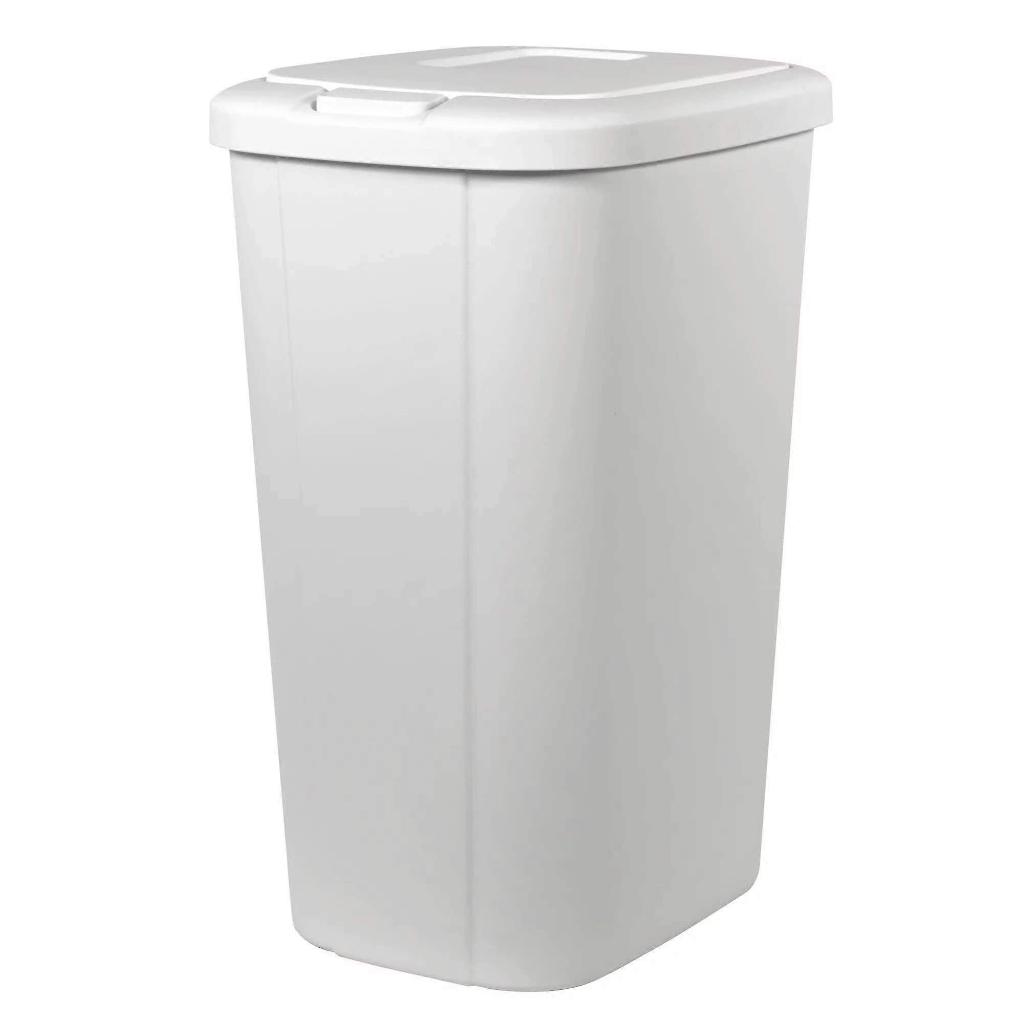 Kitchen solid color trash can, capacity 13.3 gallons
