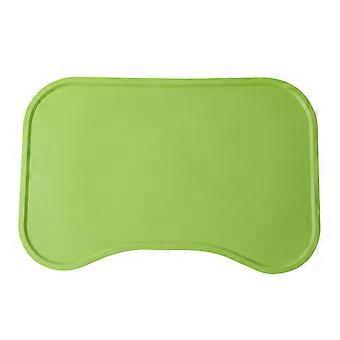 Pet Feeding Mat With Peanut Shape Cat Placemat Design, Non-Spill Edge For Floor Protection And Easy Cleaning, Suitable For Dogs And Cats, Soft