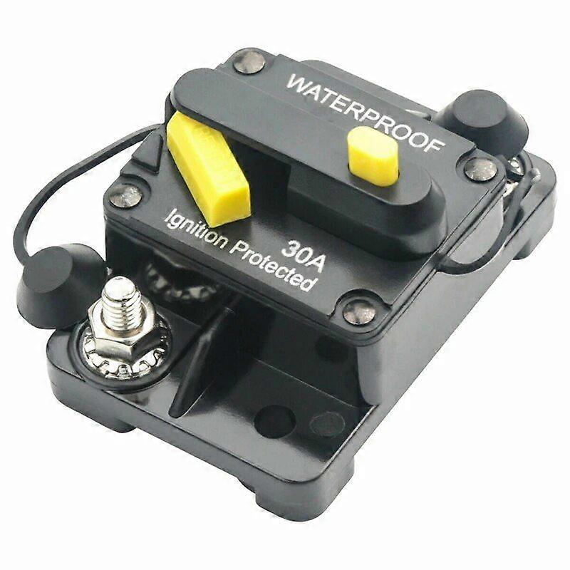 30A-300A Circuit Breaker Dual Battery Manual Reset Waterproof  Fuse For Boat Marine RV Yacht Restore Fuse Switch Protection