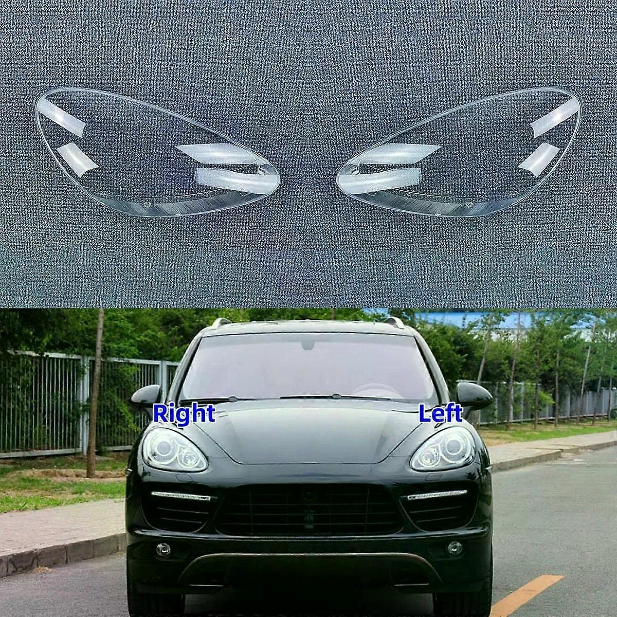 High qualityFor Porsche Cayenne 2011 2012 2013 2014 Auto Accessory Replace A Transparent PC Lights Shell Headlight Lenses