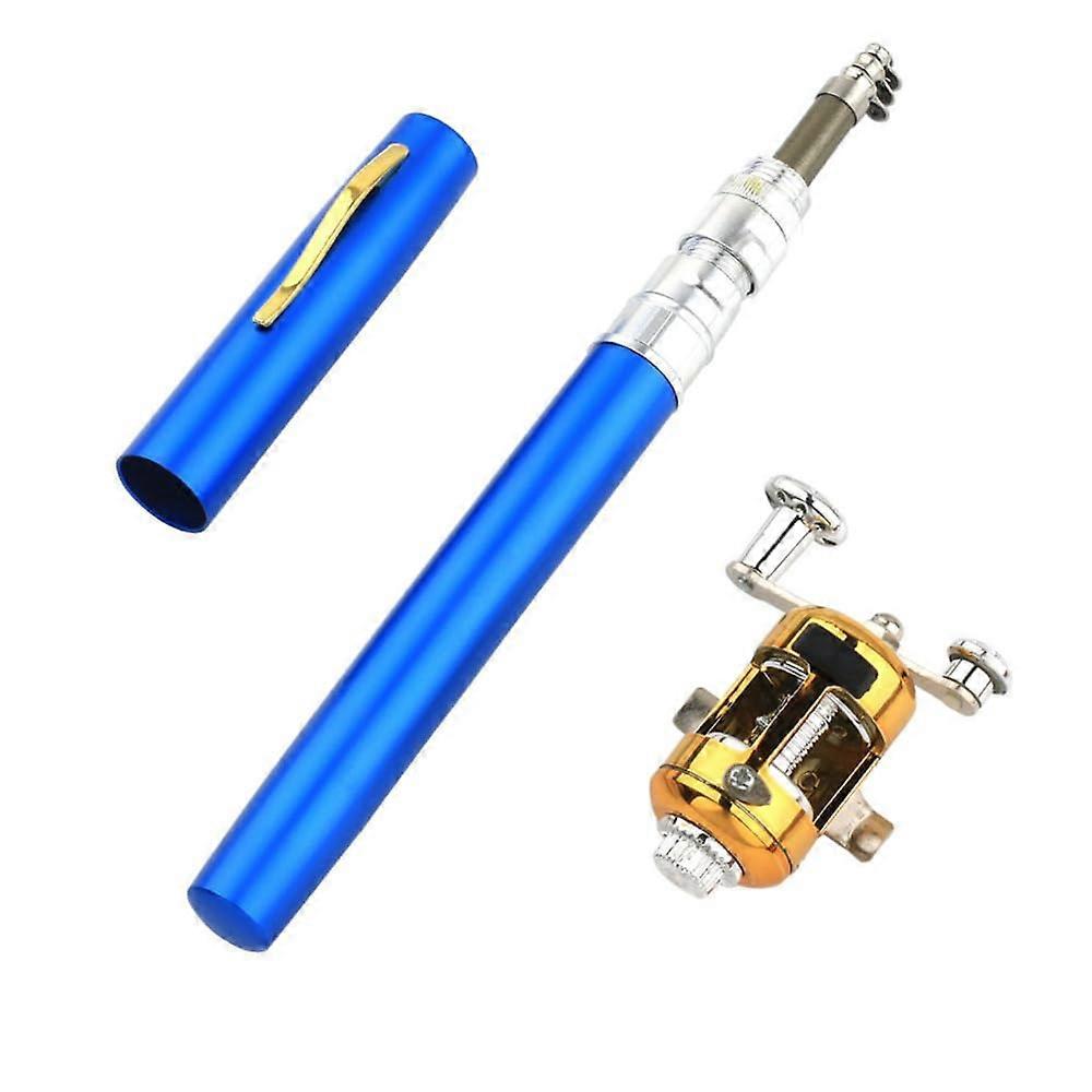 Pocket Fishing Rod - Telescopic Fishing Pole with Adjustable Rotating Wheel for Saltwater and Freshwater Use, Compact Size