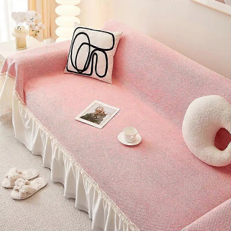 Comfortable Skirt Edge Sofa Towel Four Season Universal Minimalist One Piece Couch Cover Dust Proof Anti Slip Soft Sofa Cloth