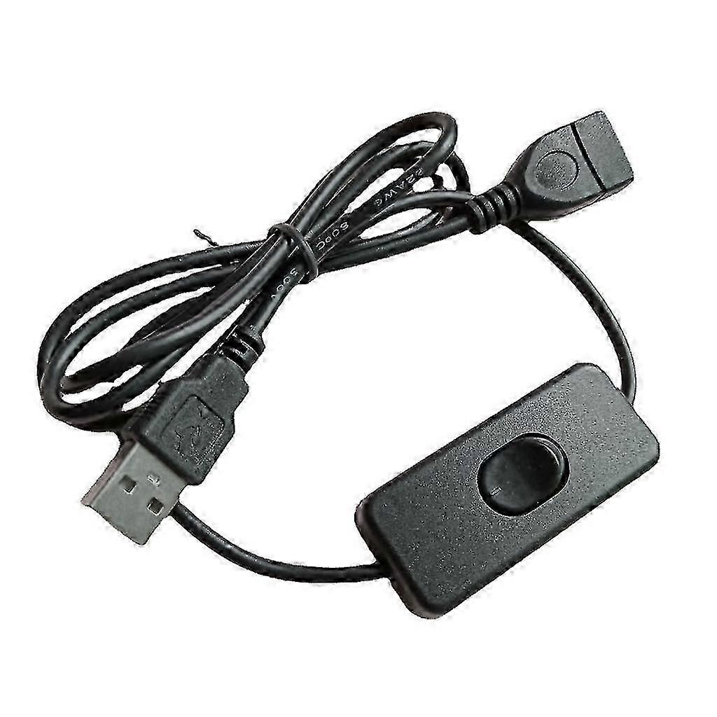 2m Usb Extension Cable With On/off Switch Usb Male To Female Cord For Data Reading And Power Output For Usb Headsets