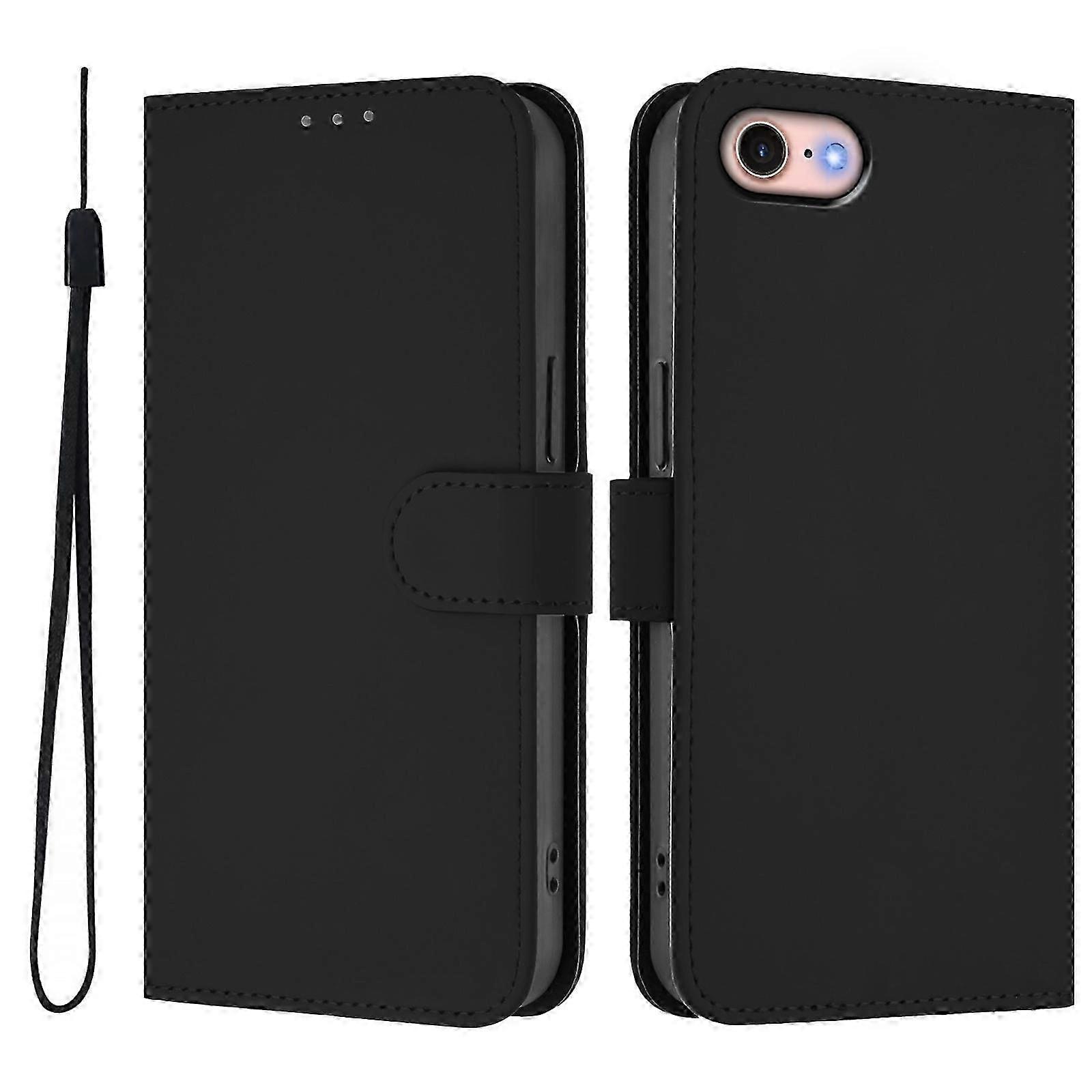 Leather Skin Texture Case Designed for SE 2020/2022 Models