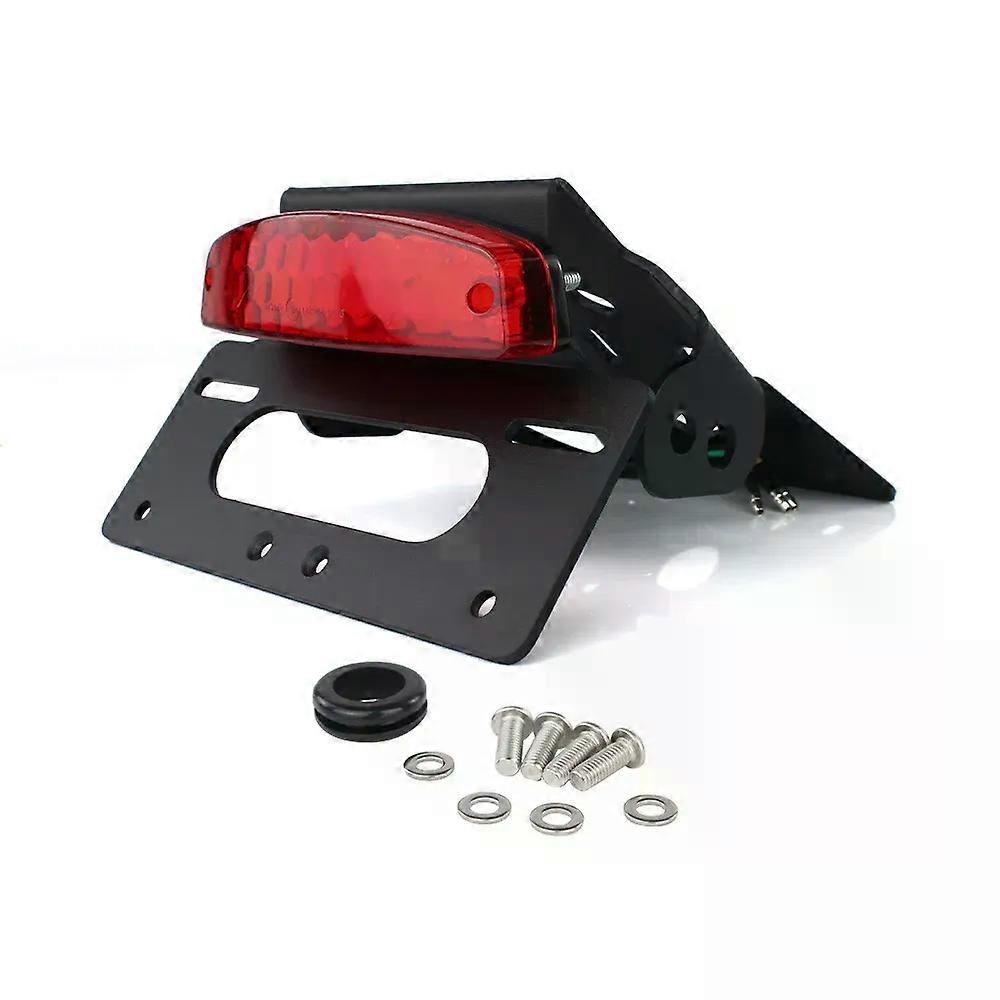 Fit compatible for Suzuki GSX-8S 2023-2024 GSX-8R 2024 GSX8R Fender Eliminator With LED Rear Tail Tidy Motorcycle License Plate Holder