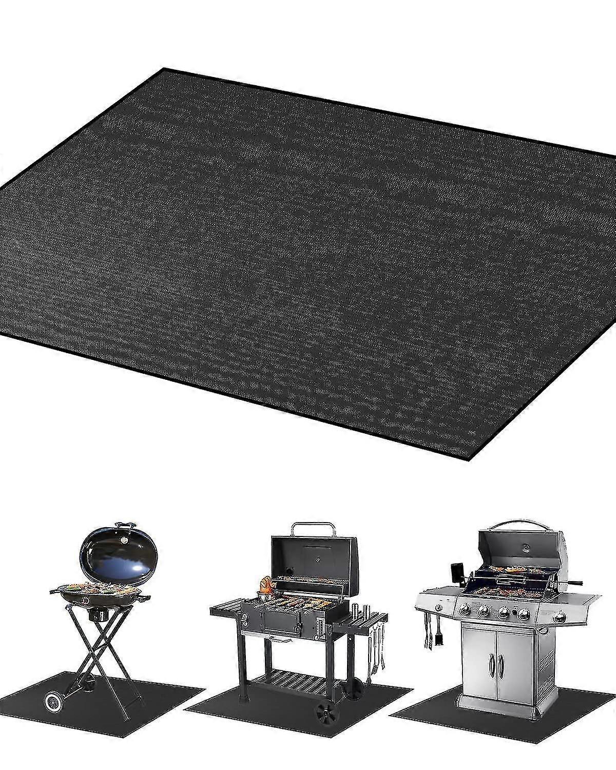 Fireproof Fireplace Rug Non Slip Protection Mat Flame Resistant Pad