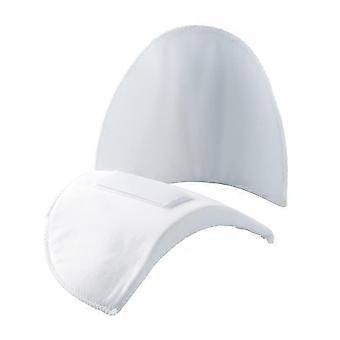 White S Half-Moon Hook-and-Loop Shoulder Straps