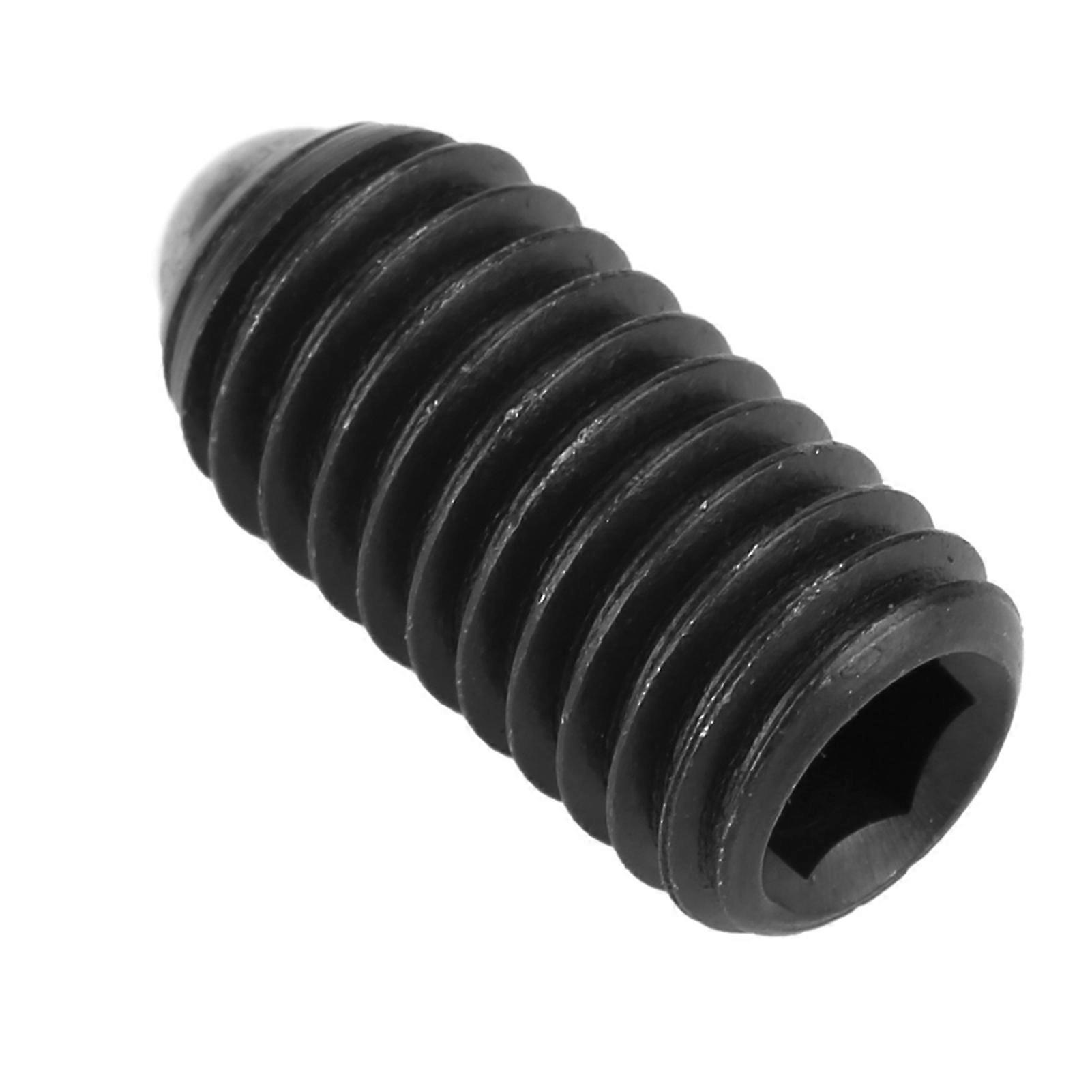 10 Pcs Carbon Steel Ball Plungers Spring Loaded M8 Thread Hex Socket (M8 x 16)