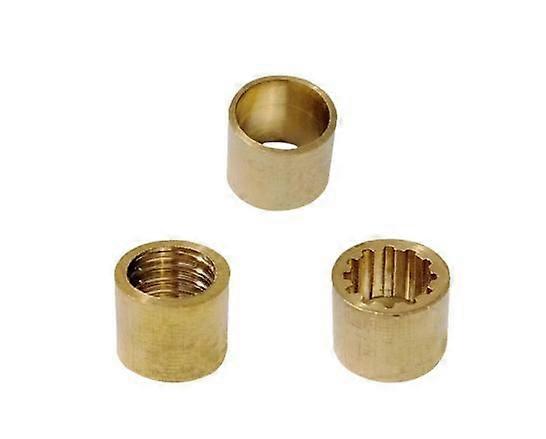 10pcs Kupfer Pool Queue Ferrule: 10mm Billard Queue Tip Reparaturwerkzeug Ersatzteile Wartungskit für Snooker und Billard Zubehör