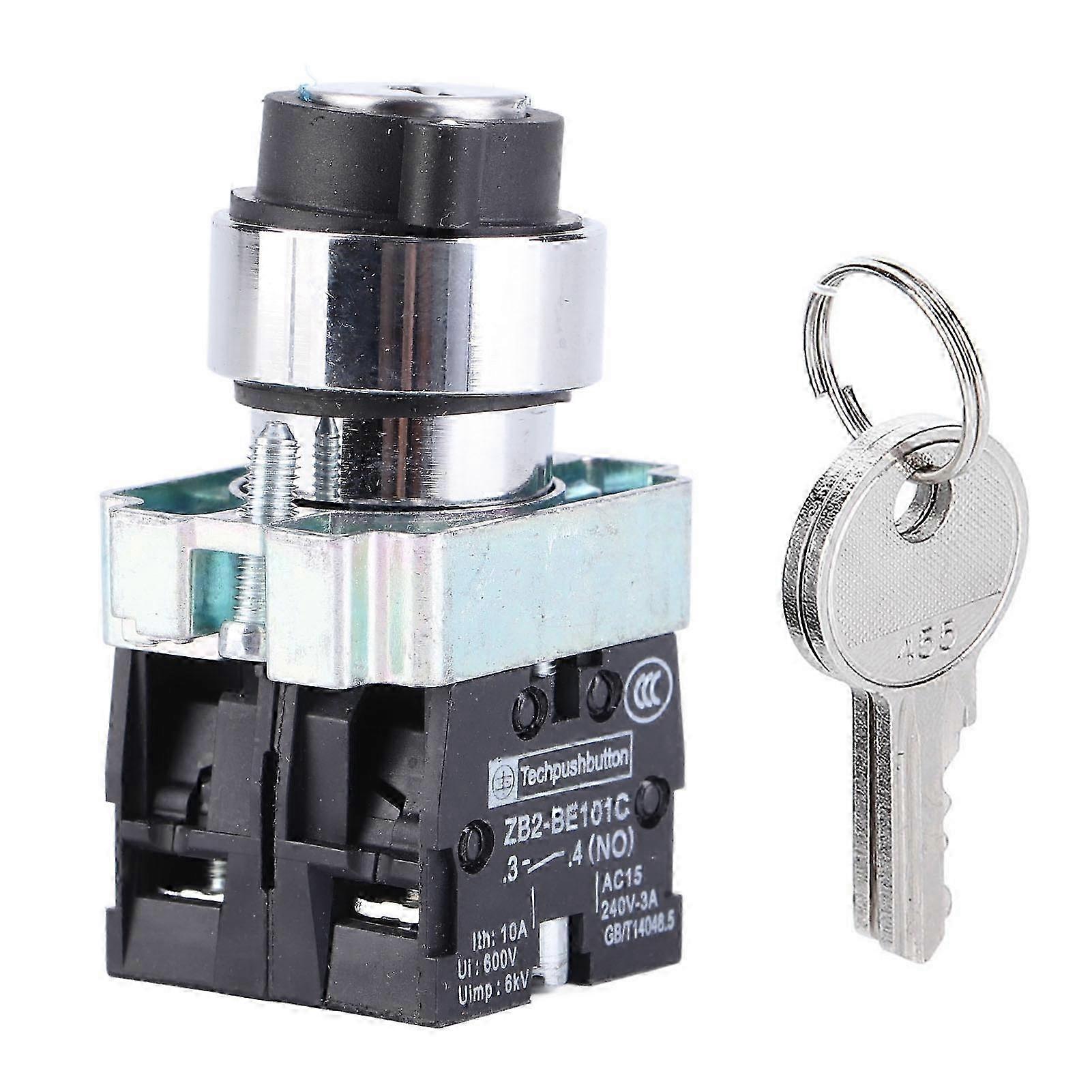 2-Position Key Switch ZB2BE101 ZB2BE102C with Self-Reset