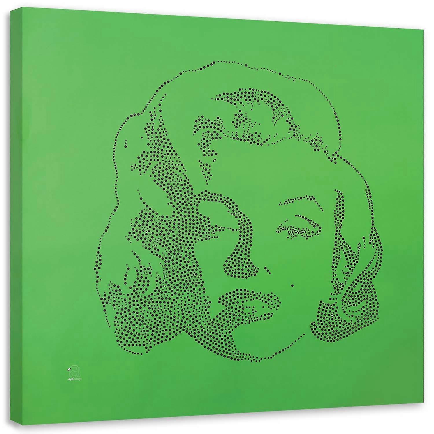 Fotobehang, De figuur van Marilyn Monroe - 60x60