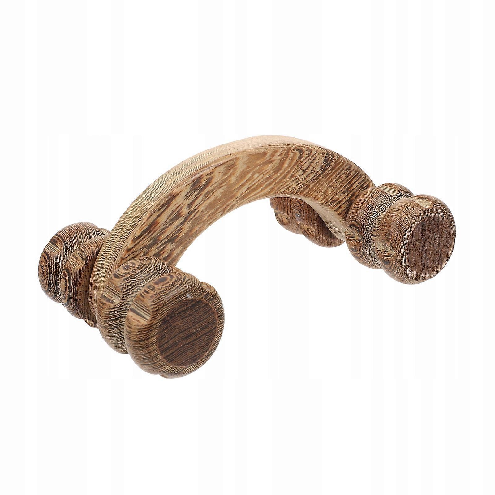 Hand Rolling Massager Massagers Handheld Roller Brown 17x10x7cm