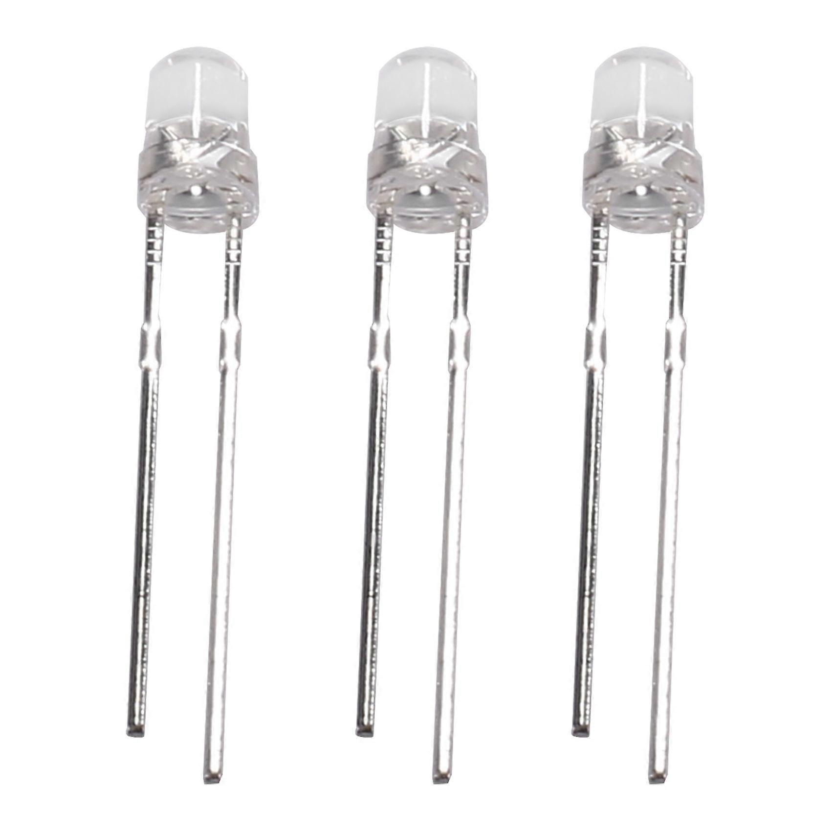 3mm白色LEDライト100pcs発光ダイオード