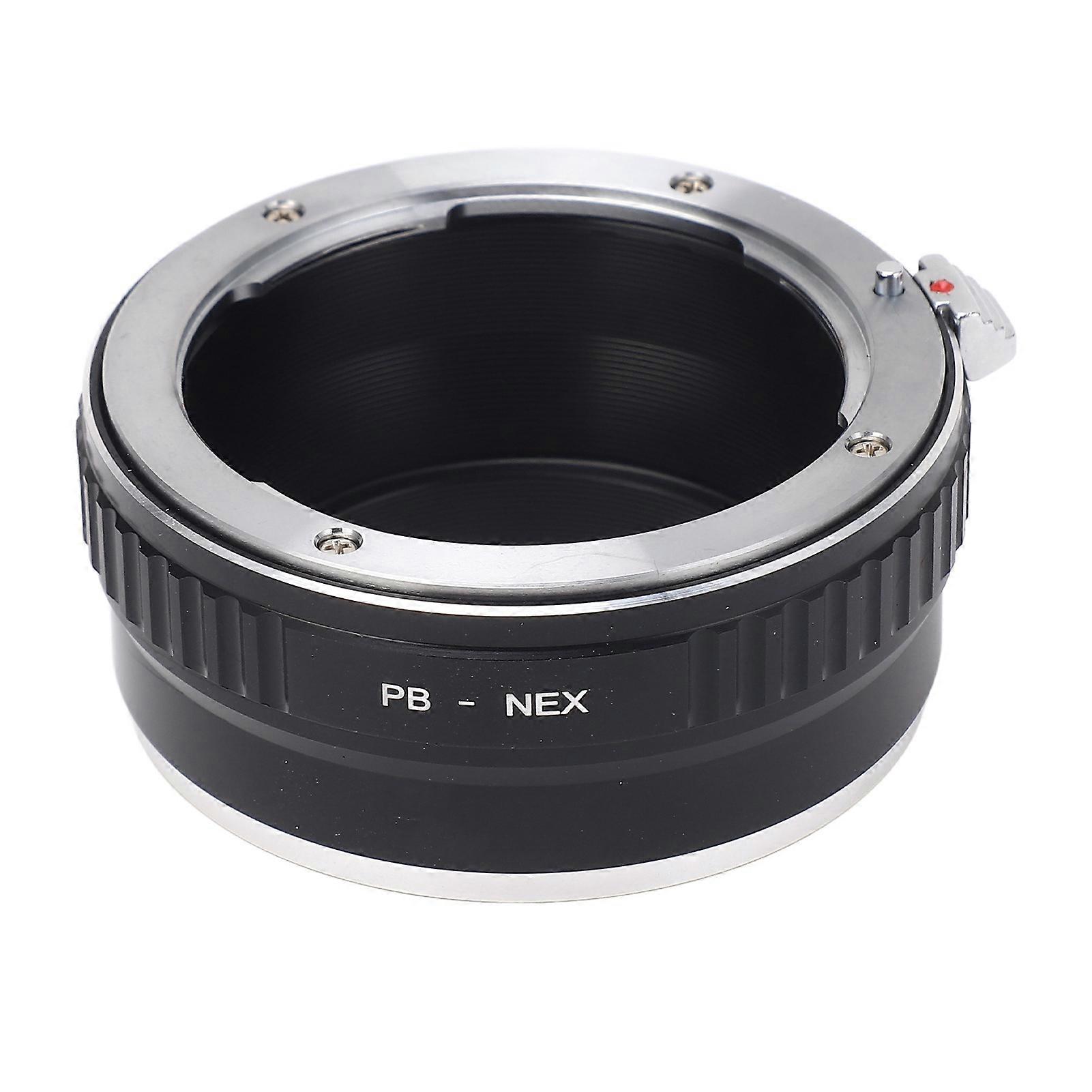 Manual Lens Mount Adapter, High Precision PB Mount Lens Conversion Ring for NEX-C3, NEX-5C, A7, A7S, A7SII, A7RII, A7III