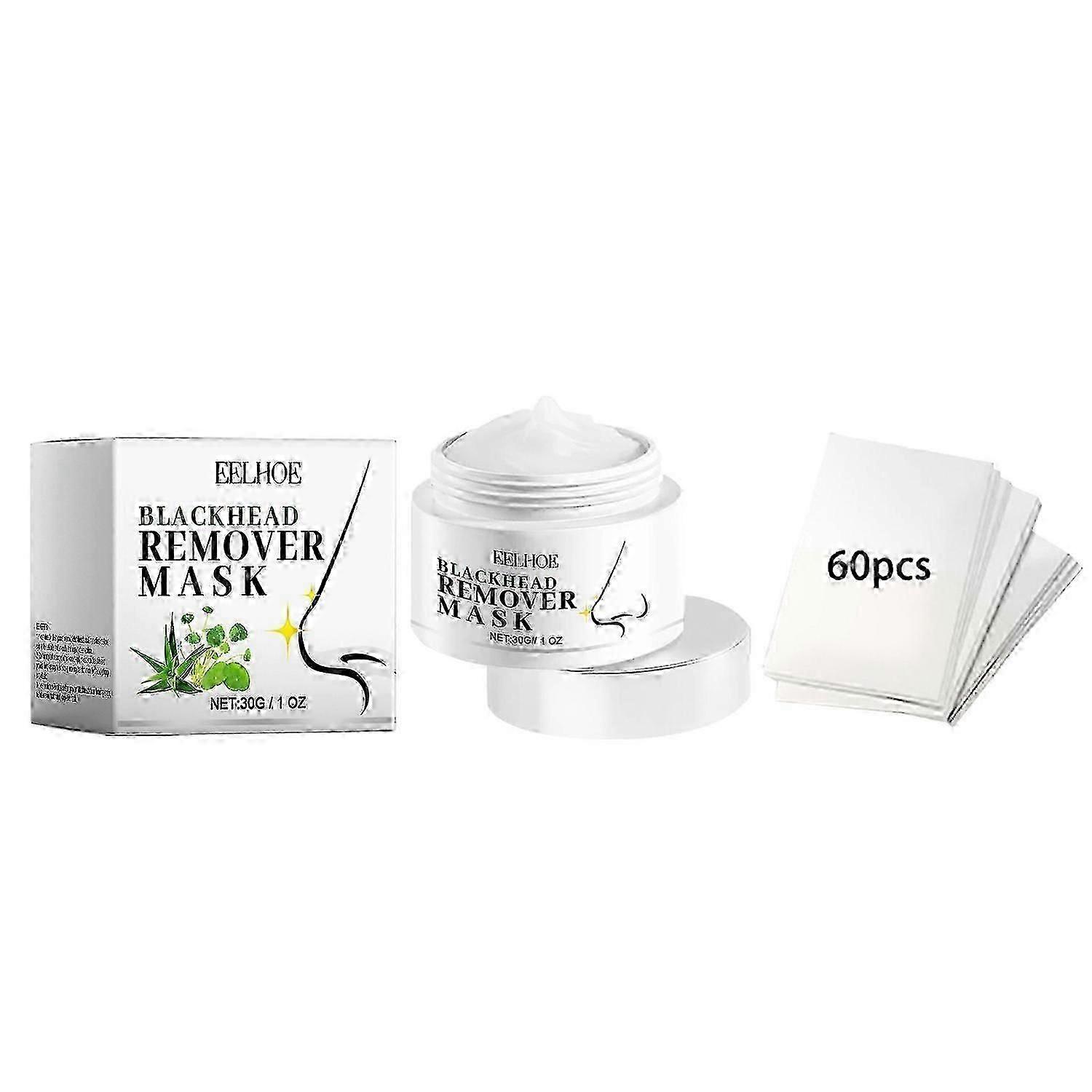 EELHOE شريط الأنف لإزالة الرؤوس السوداء ، ترطيب للتحكم في الزيت تشويه إزالة الرؤوس السوداء اللطيفة إلى Clea
