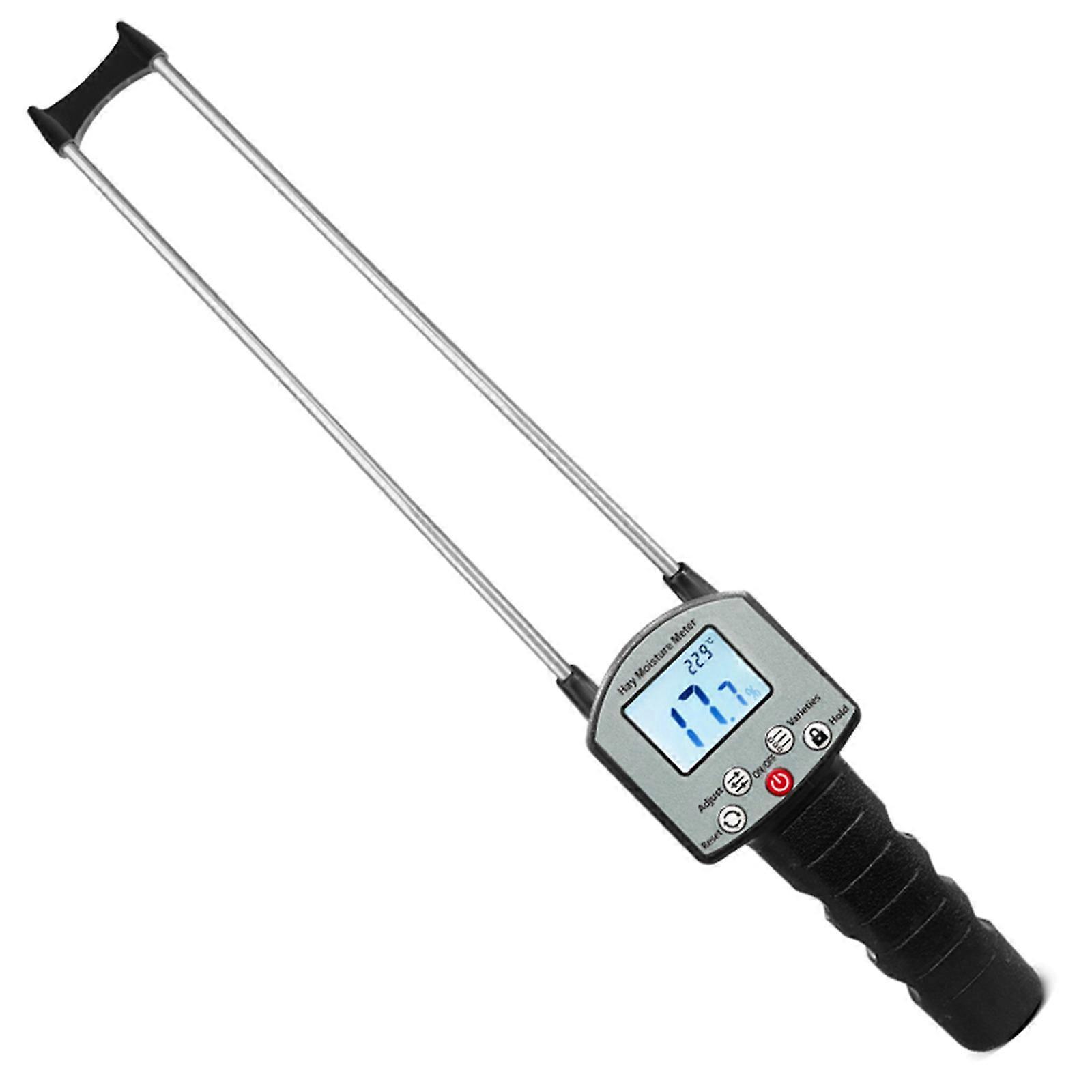 Digital Moisture Meter with Backlit Portable Moisture Tester for Accurate Realtime Monitoring Forage and Alfalfa