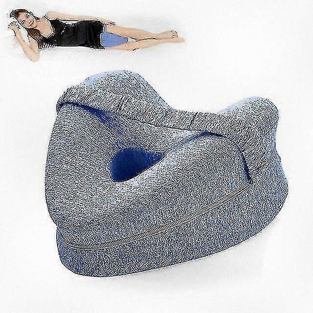 Heart Shaped Leg Support Pillow for Sleeping with Knee and Sciatica Relief Orthopedic Cushion