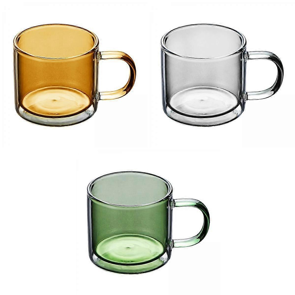 3 Pieces 250 ml Cup Champagne Drinking Cup Double-Layer