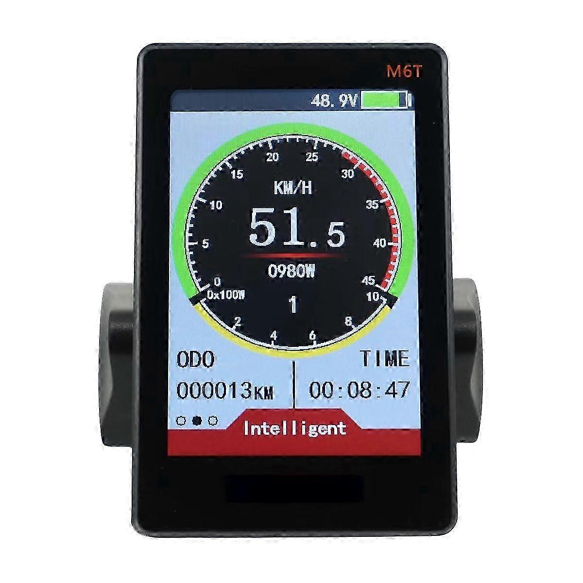 Universal E-Bike E-Scooter LCD Display Meter 24V-60V Color Screen Panel with Voltage Compatibility