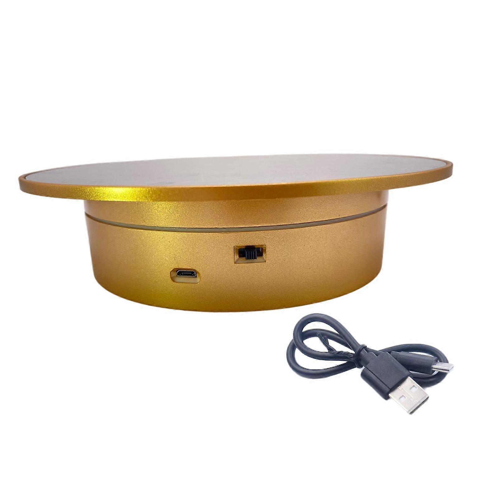 20cm Rotating Display Stand USB Powered for Photography Video Props