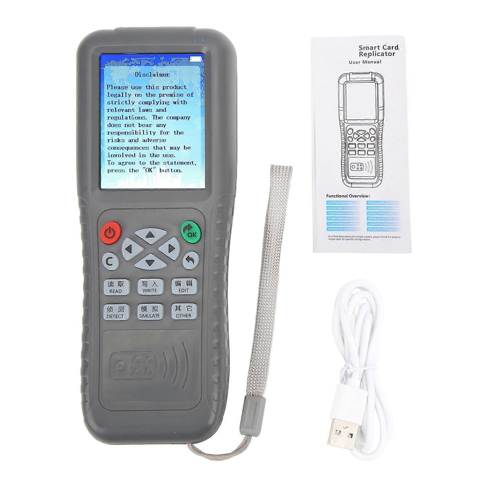 English Version Full Decode Function for Smart Card Copier Reader Writer for IC ID CPUK Reader Writer Duplicator Cards Multicolor