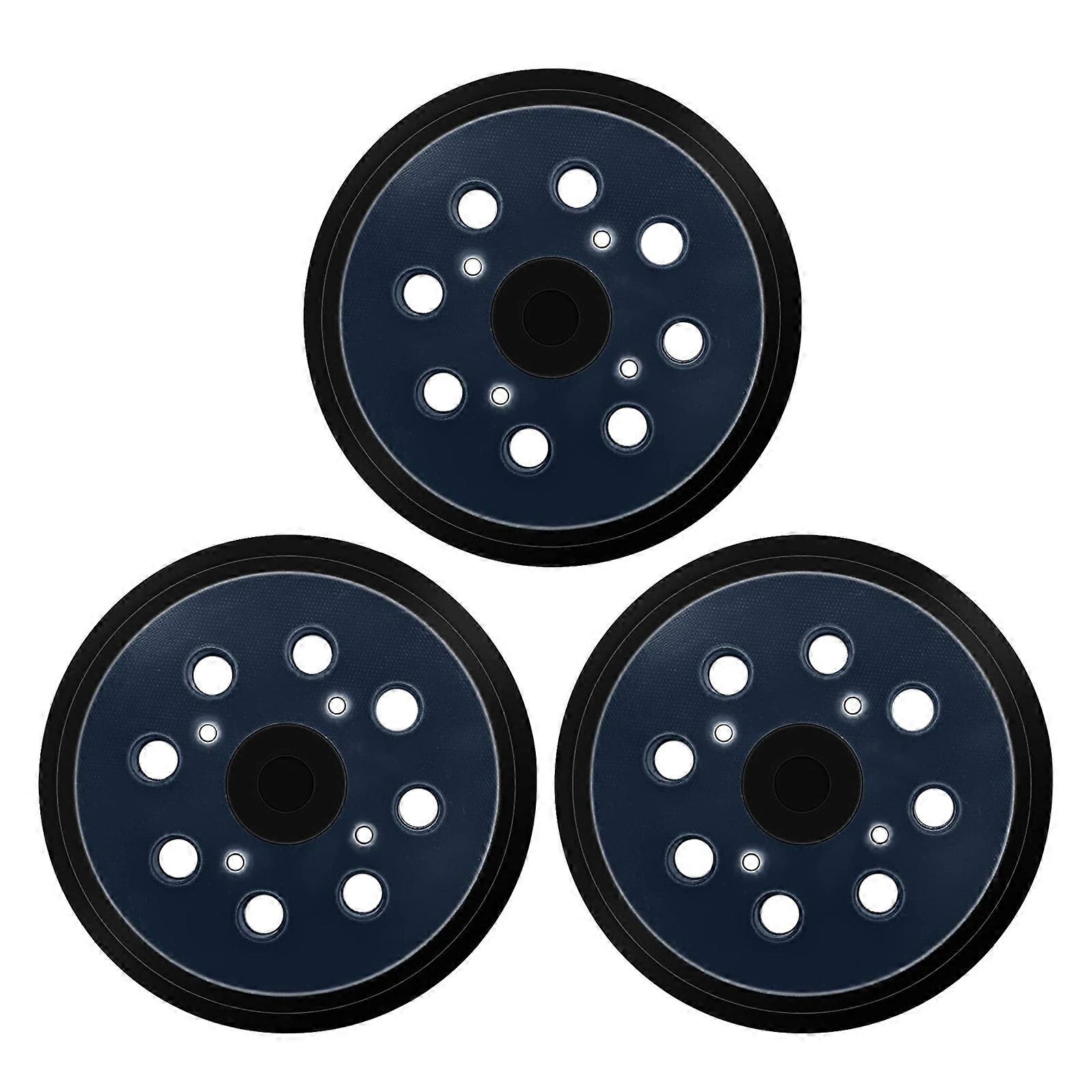3x Hook & Loop Sanding Disc Pad 5" 4-Eye Sanding Pad with Teeth Compatible for w/ BO5041 M9202B Practical Sander Backing