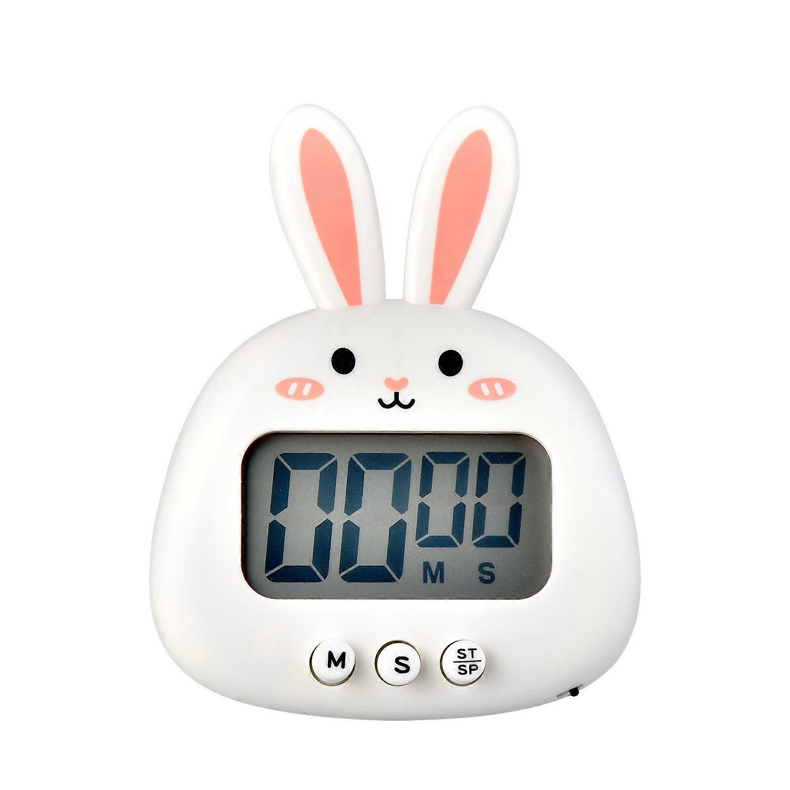 Cute Cartoon Animal Countdown-Timer Frog Cow Digital Cooking Timer with Invisible Stand for Cooking Bake Timer Kitchen Multicolor