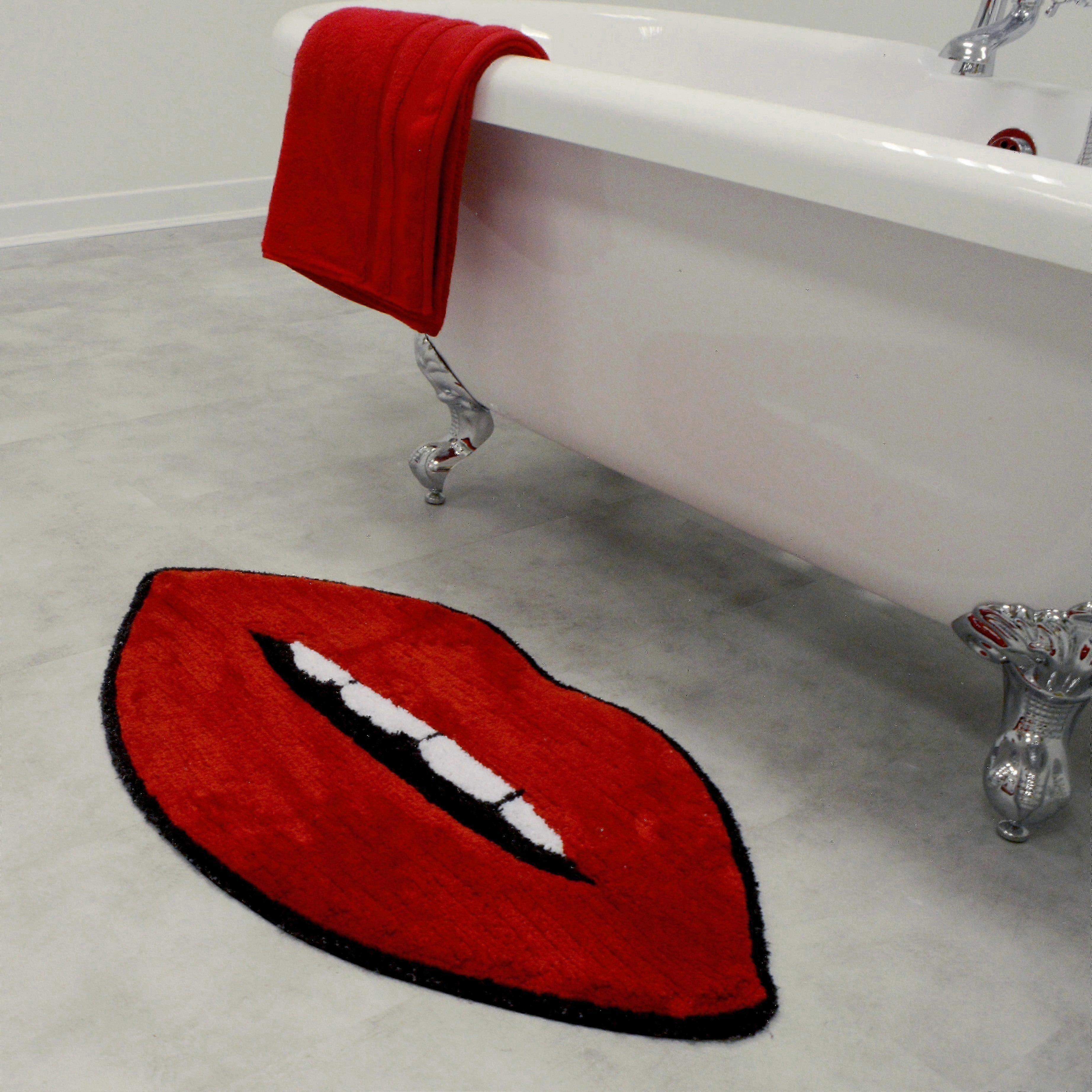 Lips Shaped Bath Mat---YuJia