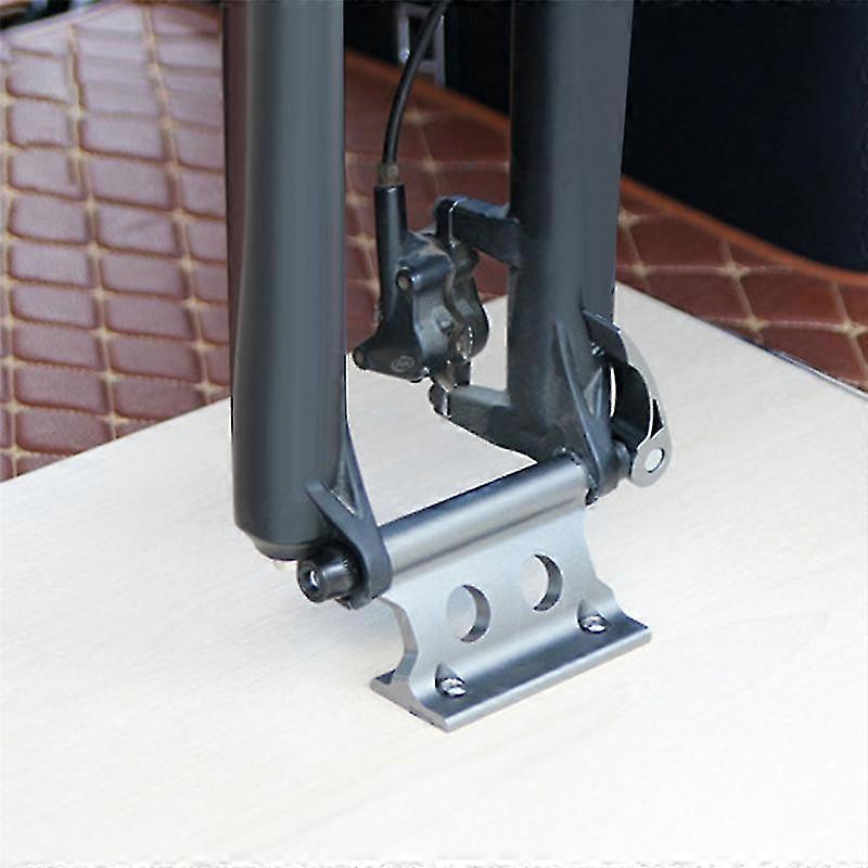 Bicycle Bike Front Fork Quick Release Retaining Clip Dismountable Attaching Clamp Portable Cycling P Edition 0625
