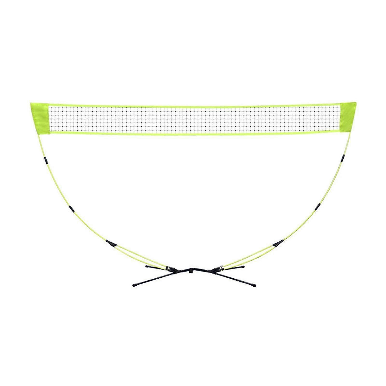 Badminton Net Professional Folding Tennis Net for Entertainment Outdoor Yard Green