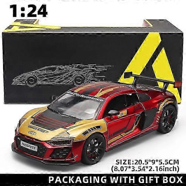 1:24 Scale R8 LMS Alloy Model Car - Race-Inspired Collectible for Car Enthusiasts - Durable and Highly Detailed