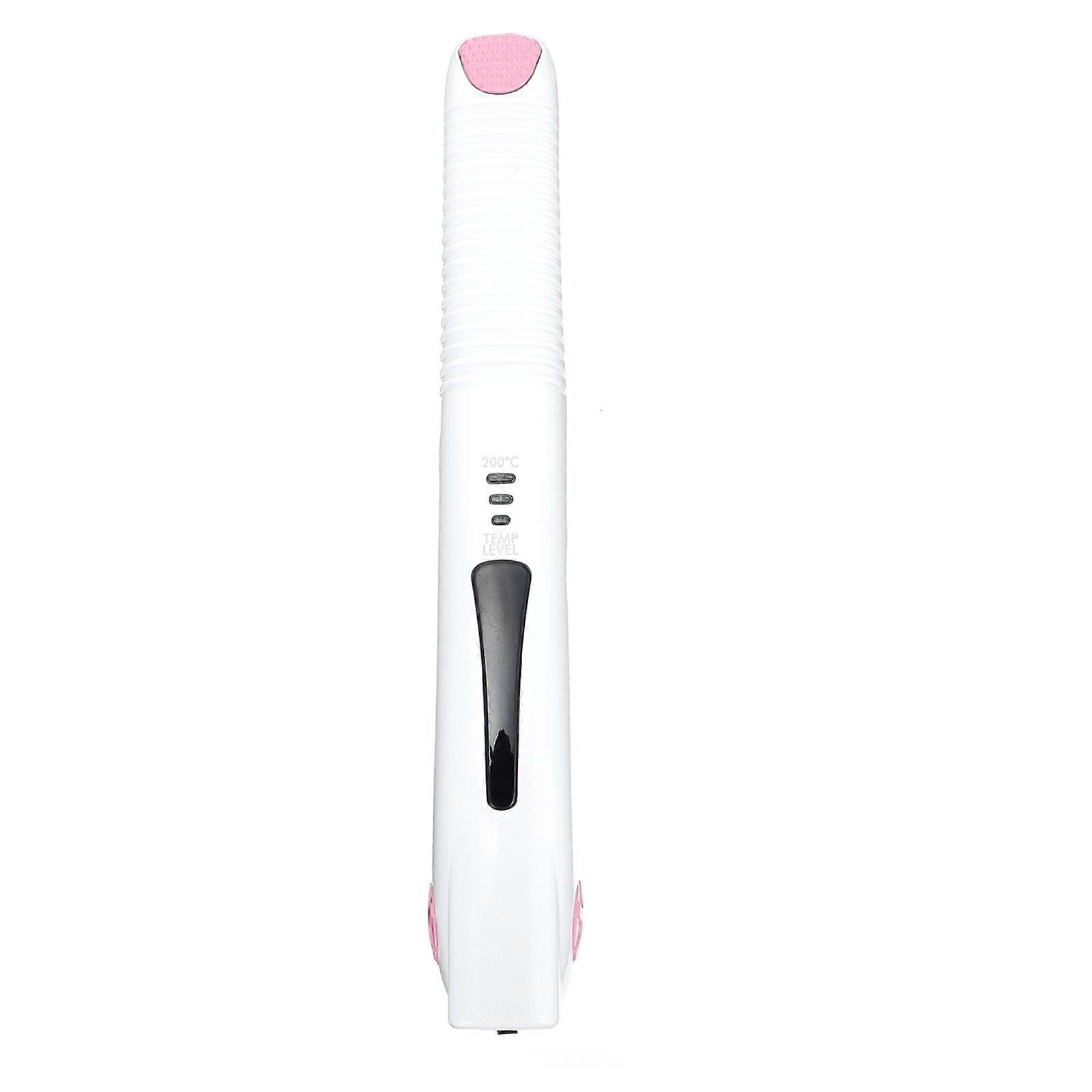 Cordless Hair Straightener & Curler, Portable Mini USB Styling Tool for Home and Travel, Lightweight Design for Men and Women