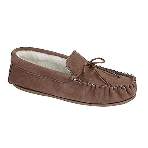 Mokkers Mens Oliver Moccasin Wool Lined Slippers