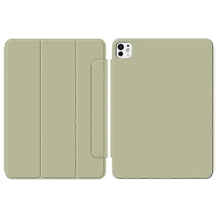Compatibil pentru iPad Pro 13 (2024) (M4) Husă Atașament magnetic Piele PU Suport Tri-Fold Husă pentru tabletă