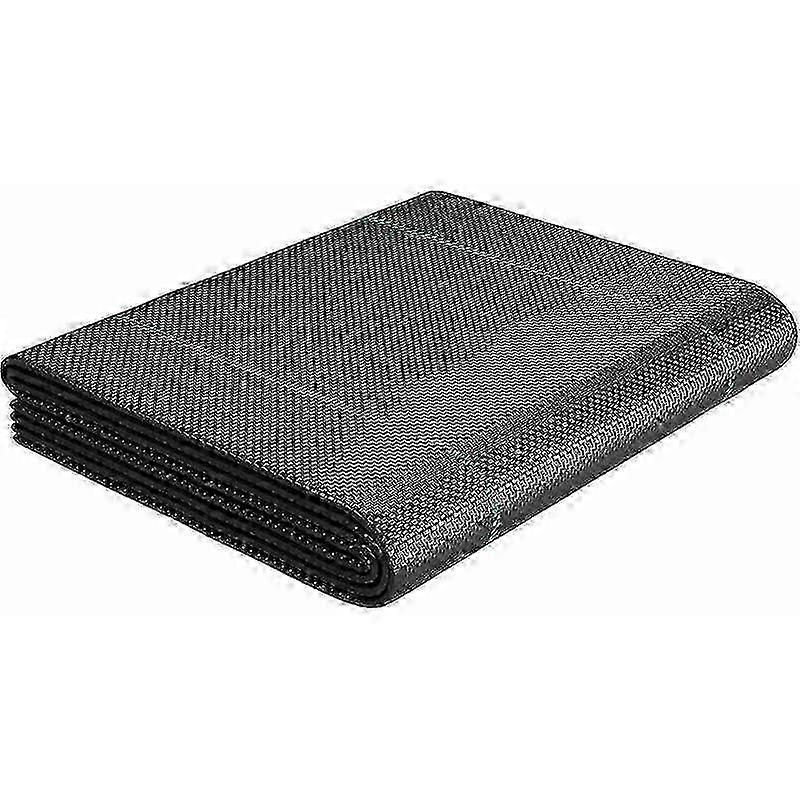 نسيج تغطية لمكافحة الحشائش 10 أمتار 100 جم - فيلم تكسية أرضية متين مقاوم للتمزق لمنع الحشائش - حساسية عالية للأشعة فوق البنفسجية (5 م × 2 م ، مطوية)