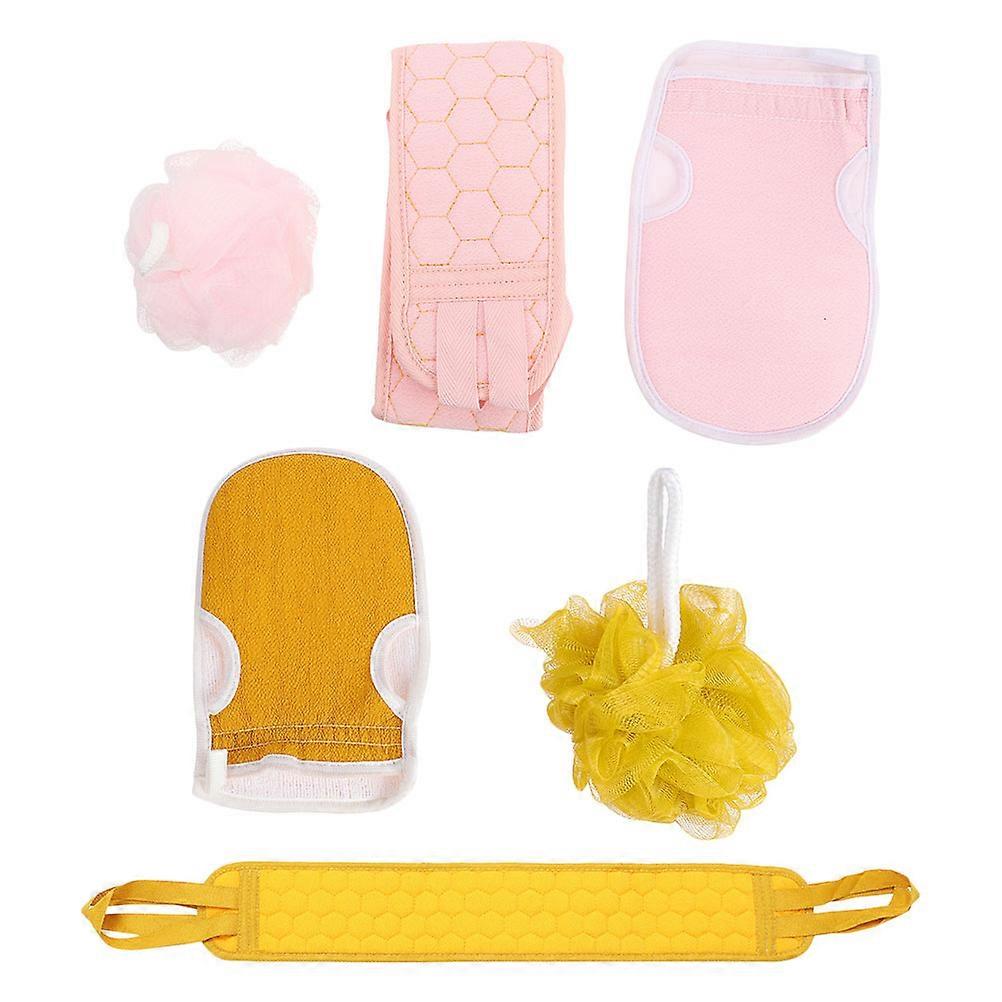 Practical Gloves with Bath Balls for Daily Skin Care Routine