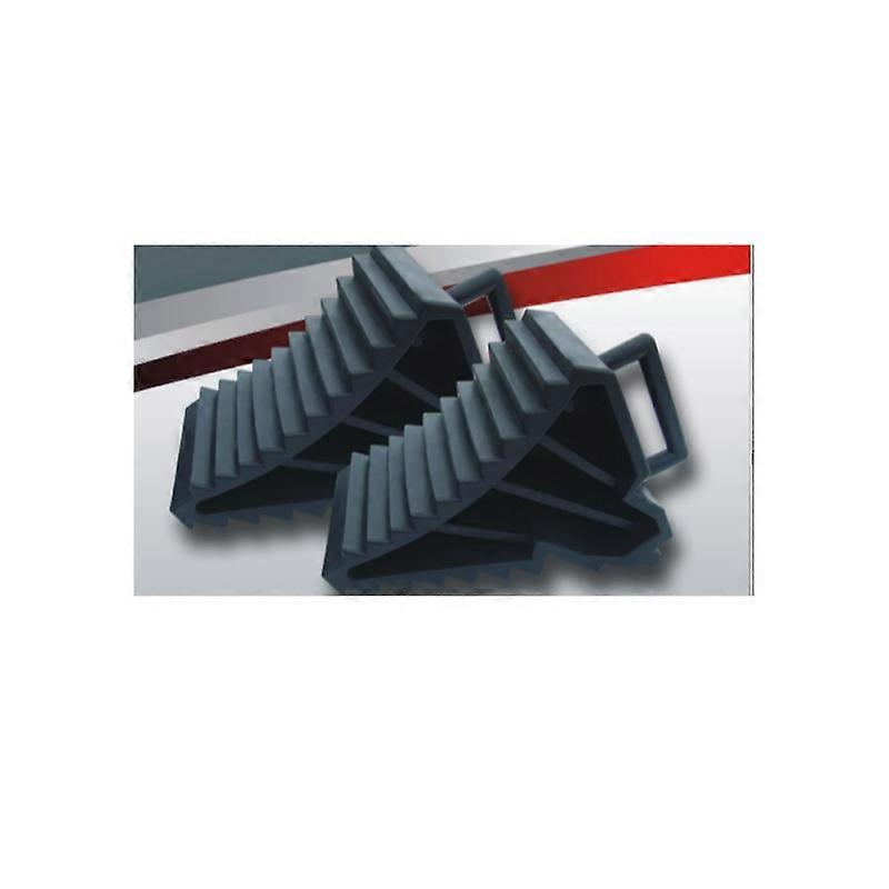 Pcs Plastic Wheel Chocks with Handle - Brake Chocks - for Car, Trailer, Caravan, Motorhome