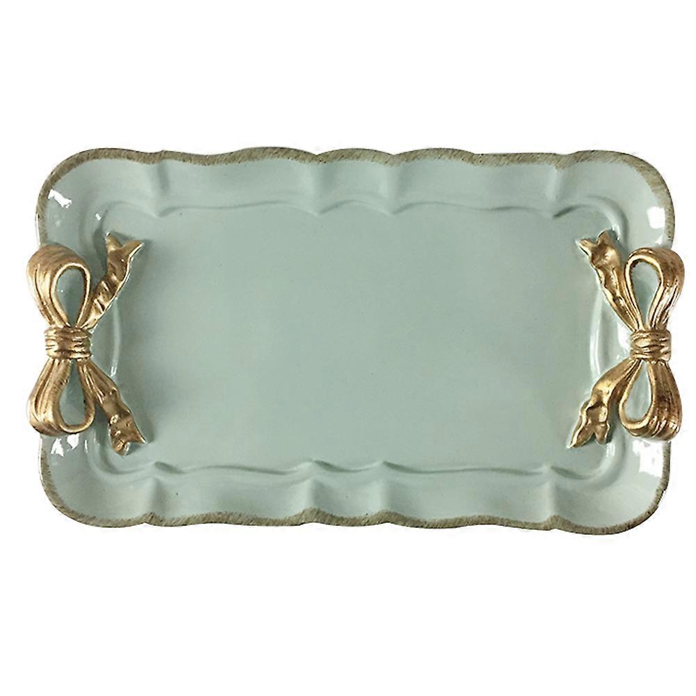 Retro Styled Resin Dish for Organizing Small Items or Serving Desserts