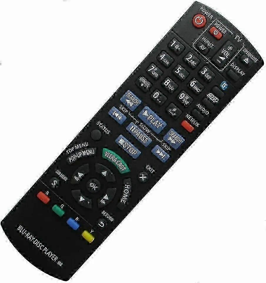 Pana DMP-BDT310 Blu-Ray Player Remote Control - N2QAYB000574 IR Replacement
