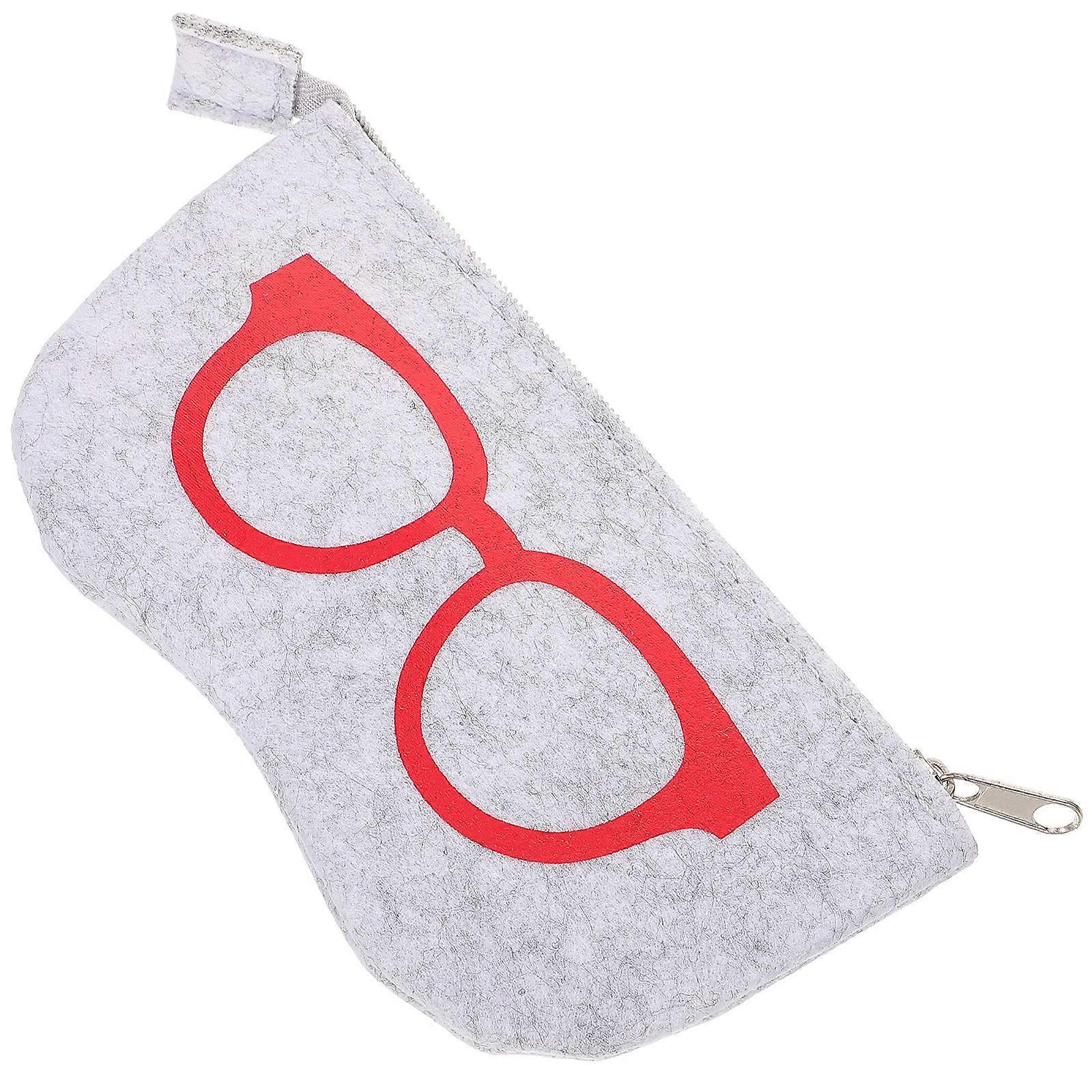 Sunglass Bag Fashionable Dirt Protection Daily Use 20.5*9*1cm 1Pack
