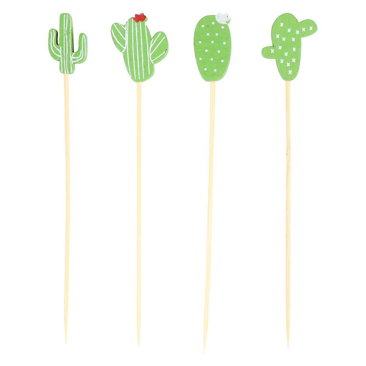 Stir Sticks for Cocktails Wood Stick for Food Green 12cm x 0.78cm x 0.19cm Cocktail Decoration 100Pcs