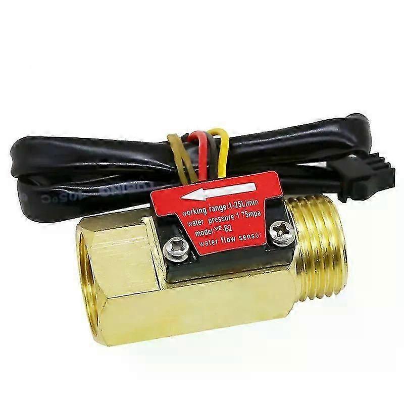 YF-B1 YF-B2 YF-B3 BSP G1/2 Hall Flow Sensor Turbine Meter 1-25L/min Turbine Flow Meter Water Flow Sensor