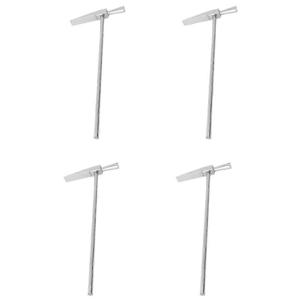 4pcs Mini Watch Repair Hammer with Metal Head and Slim Handle for Precise Adjustments 4 pcs